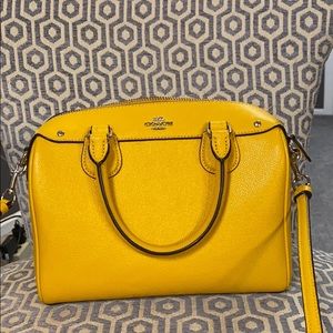 Coach Mini Bennett Satchel Crossbody Leather Bag